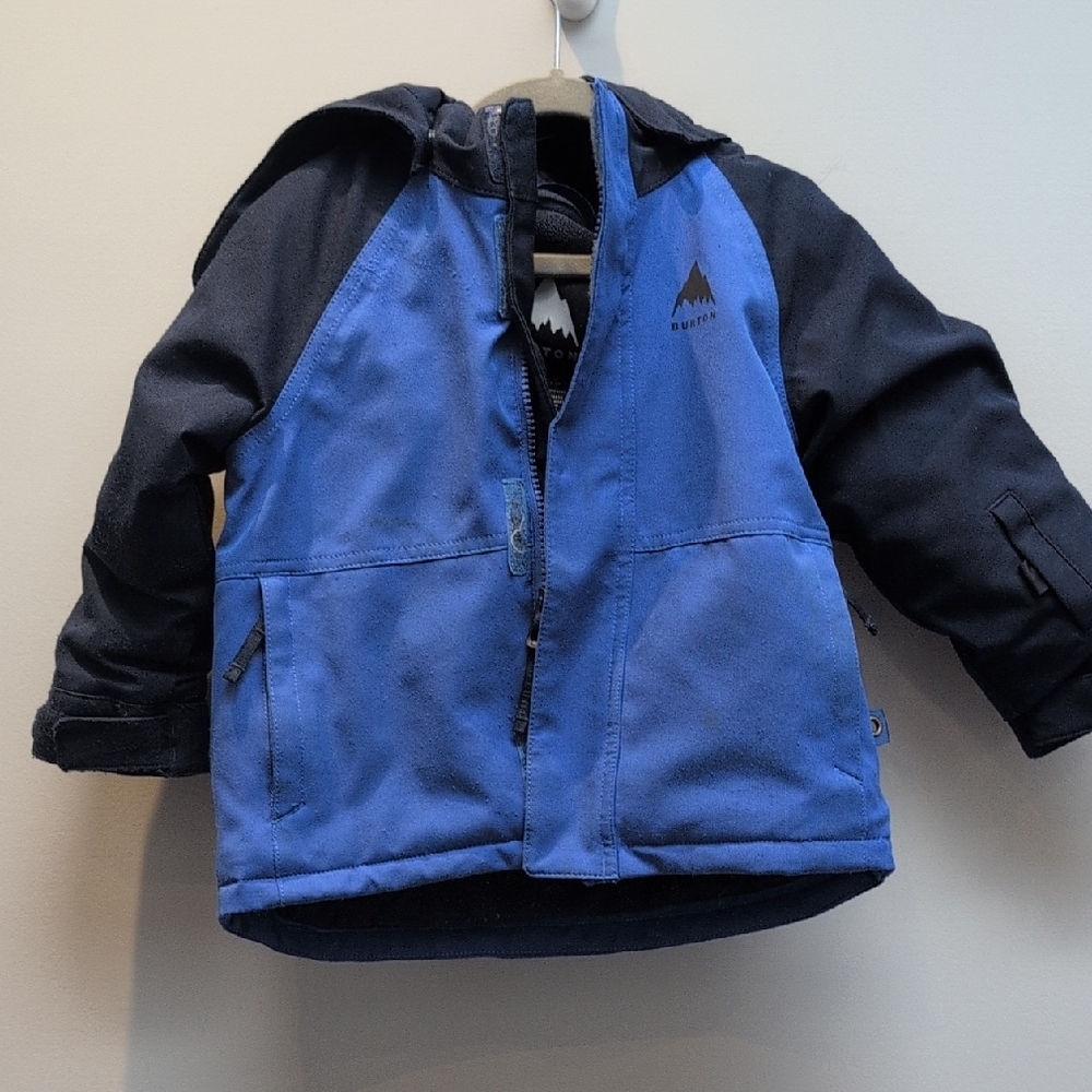 Burton Blue and Black Kids Jacket Size 3T